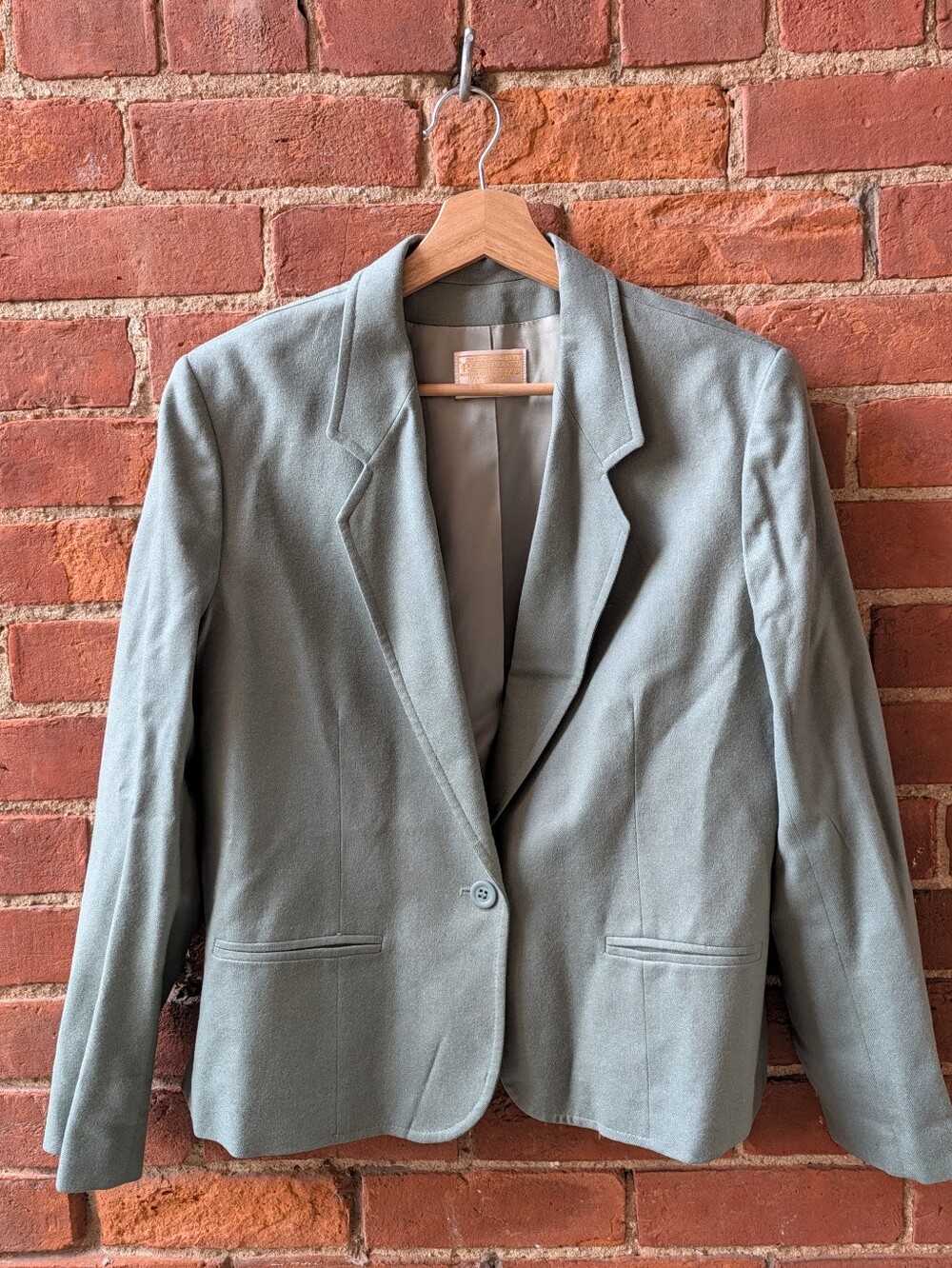 Vintage Pendleton Wool Women's Blazer in Sage Green